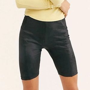 NWT Free People Heatwave Faux Suede Bike Shorts